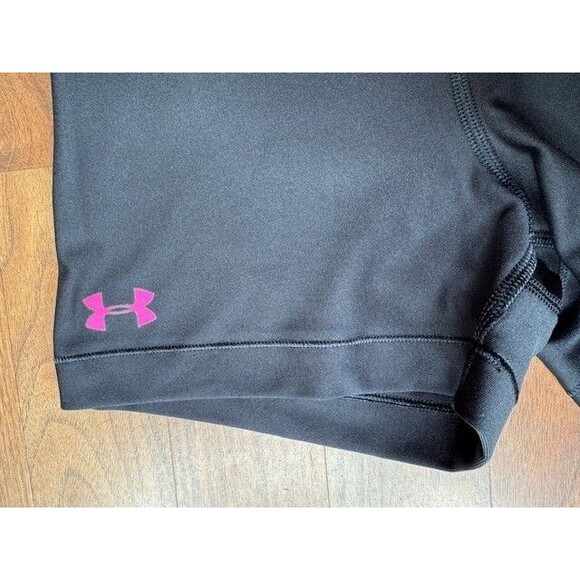 Under Armour Show Your Power in Pink Compression Shorts Womens MED Breast Cancer - Picture 2 of 12